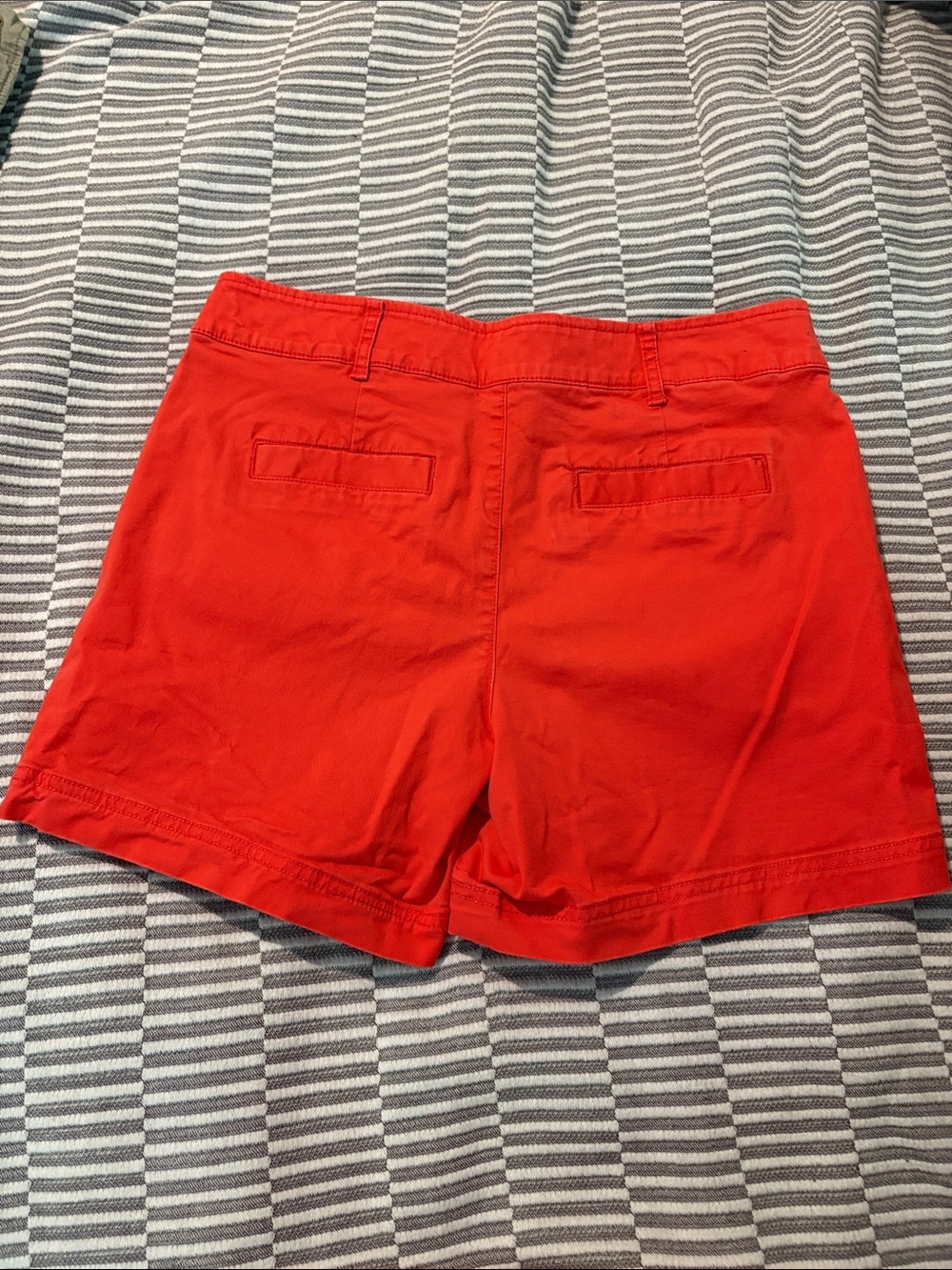 GAP Bright Red Cotton Bermuda Shorts - Picture 2 of 3